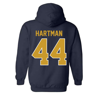 Notre Dame - NCAA Baseball : Trent Hartman - Classic Shersey Hooded Sweatshirt-1
