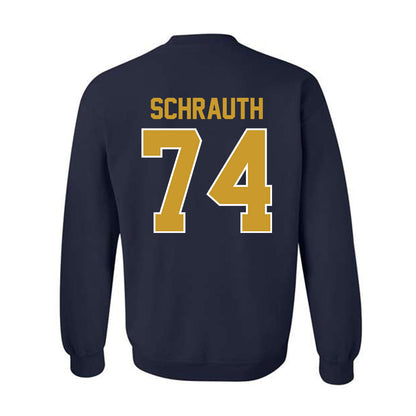 Notre Dame - NCAA Football : Billy Schrauth - Classic Shersey Crewneck Sweatshirt-1