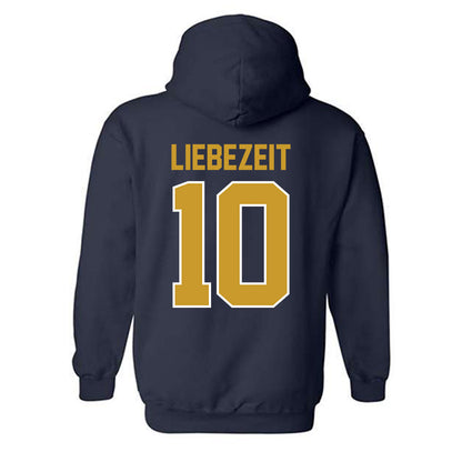 Notre Dame - NCAA Women's Lacrosse : Kiki Liebezeit - Classic Shersey Hooded Sweatshirt-1