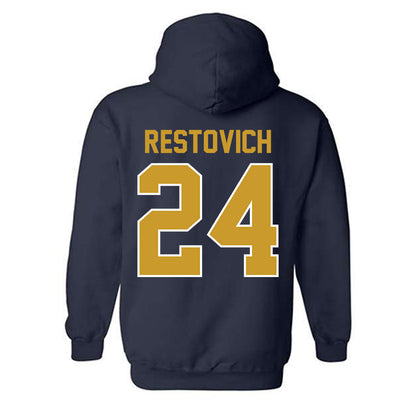 Notre Dame - NCAA Women's Soccer : Grace Restovich - Classic Shersey Hooded Sweatshirt