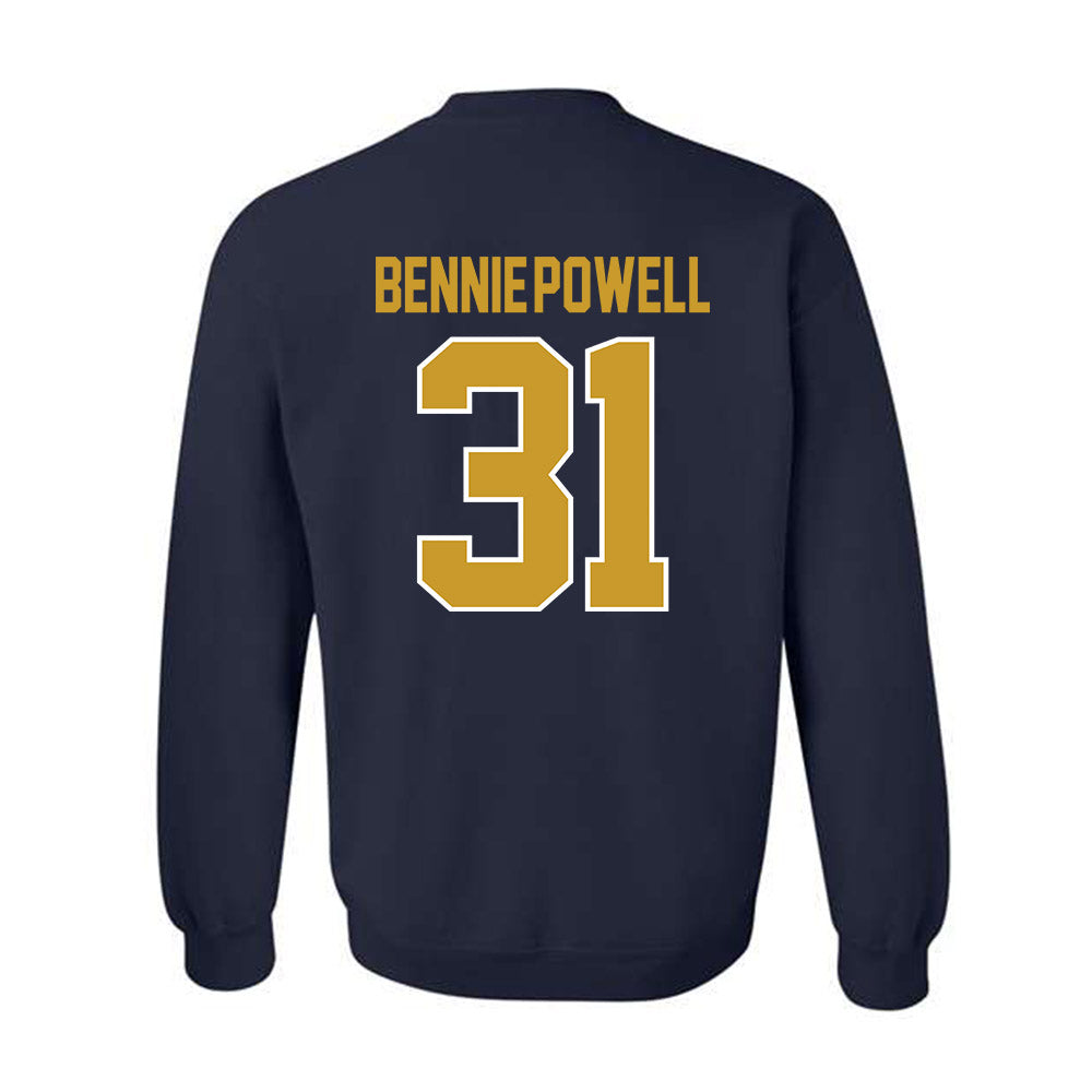 Notre Dame - NCAA Football : Taebron Bennie-Powell - Classic Shersey Crewneck Sweatshirt-1