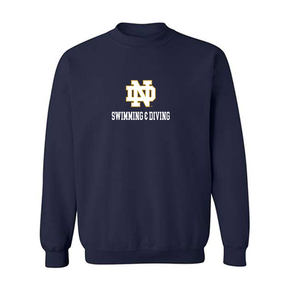 Notre Dame - NCAA Men's Swimming & Diving : Jackson Armour - Classic Shersey Crewneck Sweatshirt-0