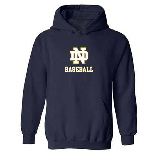 Notre Dame - NCAA Baseball : Will Jaisle - Classic Shersey Hooded Sweatshirt-0