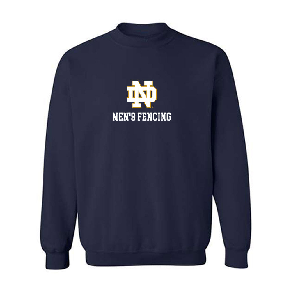 Notre Dame - NCAA Men's Fencing : Ethan Augustine - Classic Shersey Crewneck Sweatshirt