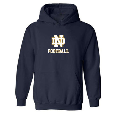 Notre Dame - NCAA Football : Adon Shuler - Classic Shersey Hooded Sweatshirt-0