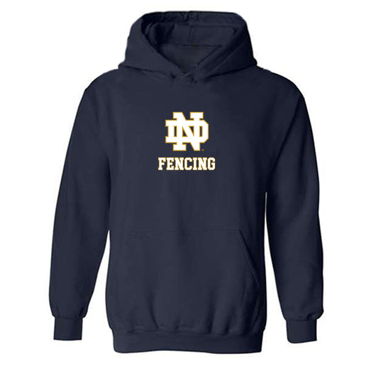 Notre Dame - NCAA Men's Fencing : Jonathan Hamilton-Meikle - Classic Shersey Hooded Sweatshirt-0