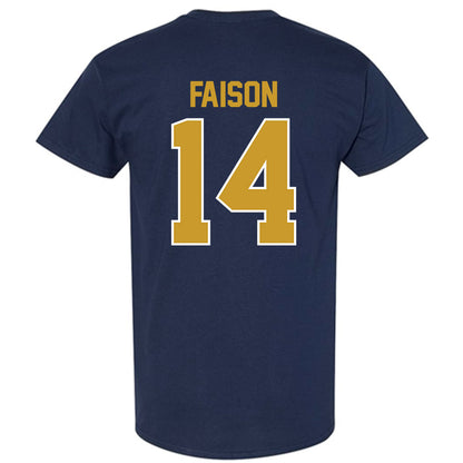 Notre Dame - NCAA Men's Lacrosse : Jordan Faison - Classic Shersey T-Shirt-1