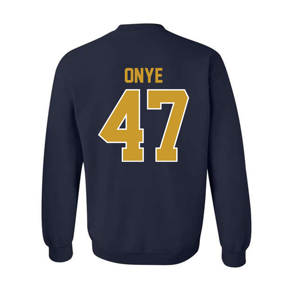 Notre Dame - NCAA Football : Jason Onye - Classic Shersey Crewneck Sweatshirt-1