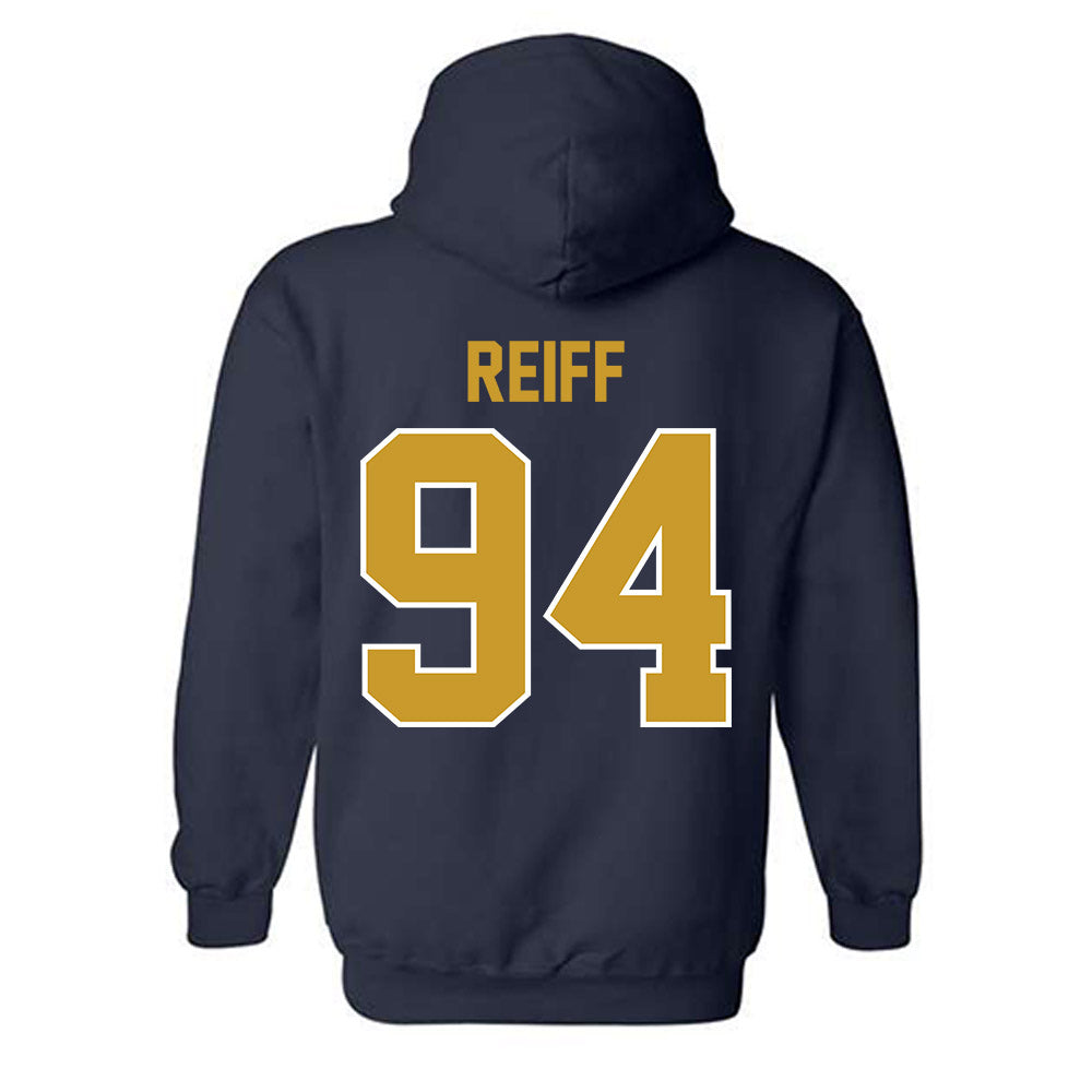 Notre Dame - NCAA Football : Joseph Reiff - Classic Shersey Hooded Sweatshirt-1