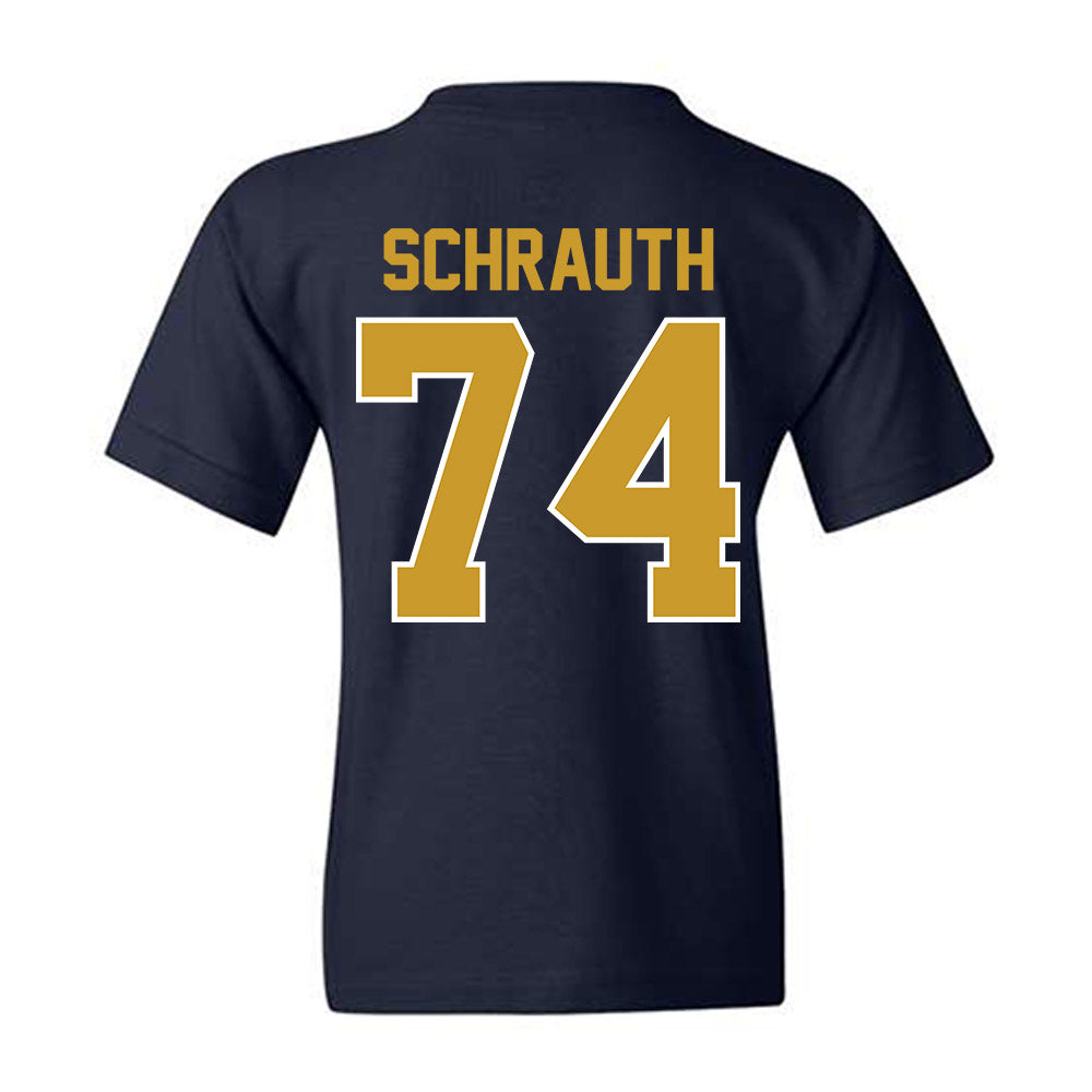 Notre Dame - NCAA Football : Billy Schrauth - Classic Shersey Youth T-Shirt-1