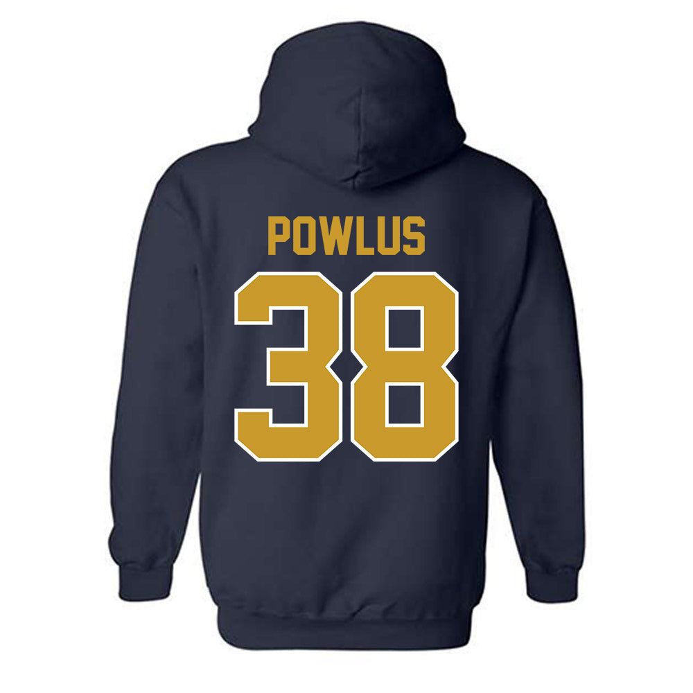 Notre Dame - NCAA Football : Tommy Powlus - Classic Shersey Hooded Sweatshirt-1