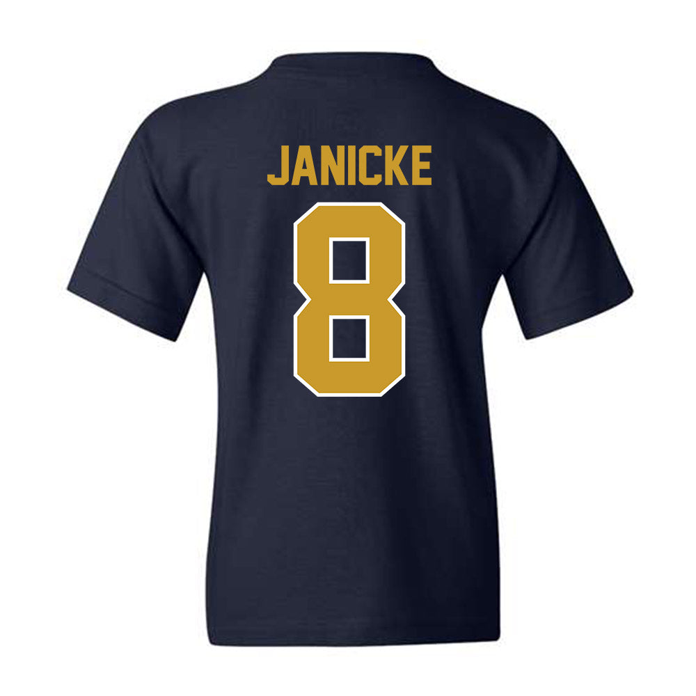 Notre Dame - NCAA Men's Ice Hockey : Justin Janicke - Classic Shersey Youth T-Shirt