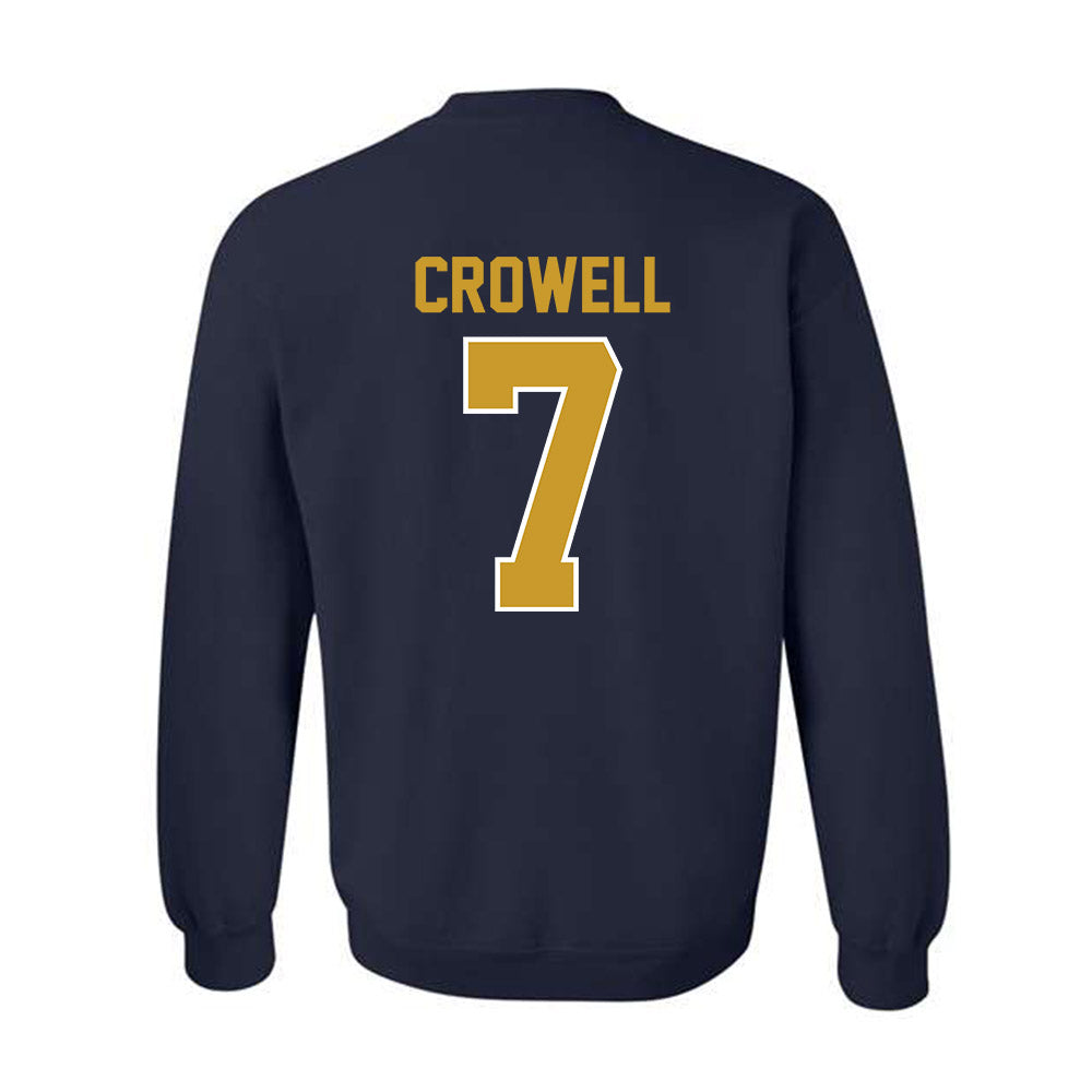 Notre Dame - NCAA Baseball : Caden Crowell - Classic Shersey Crewneck Sweatshirt-1