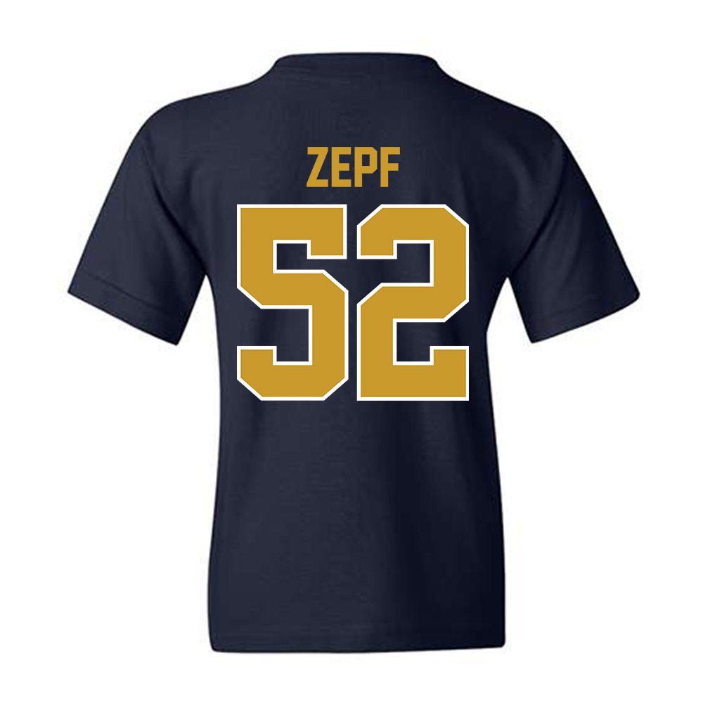 Notre Dame - NCAA Men's Lacrosse : Alex Zepf - Classic Shersey Youth T-Shirt-1