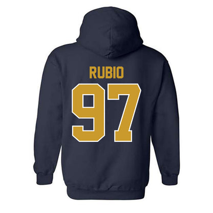 Notre Dame - NCAA Football : Gabriel Rubio - Classic Shersey Hooded Sweatshirt-1