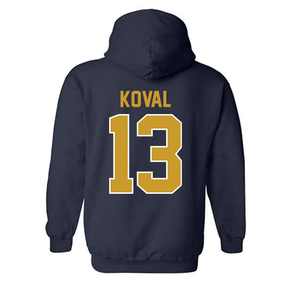 Notre Dame - NCAA Women's Basketball : Kate Koval - Classic Shersey Hooded Sweatshirt