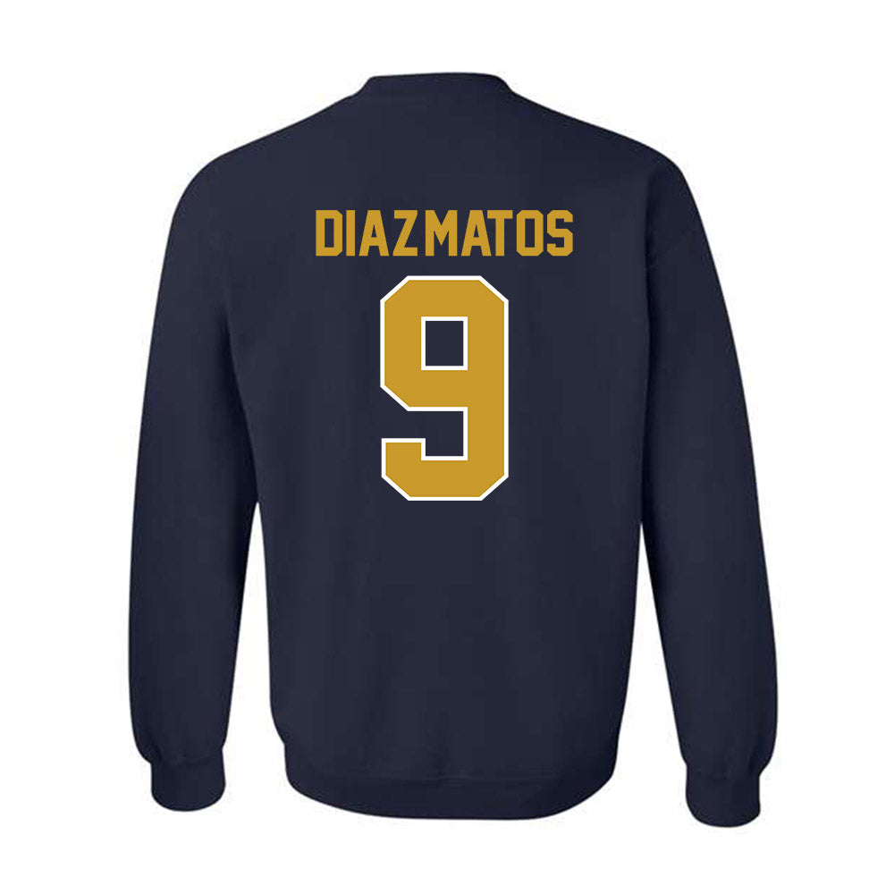 Notre Dame - NCAA Men's Lacrosse : Aidan Diaz-Matos - Classic Shersey Crewneck Sweatshirt-1