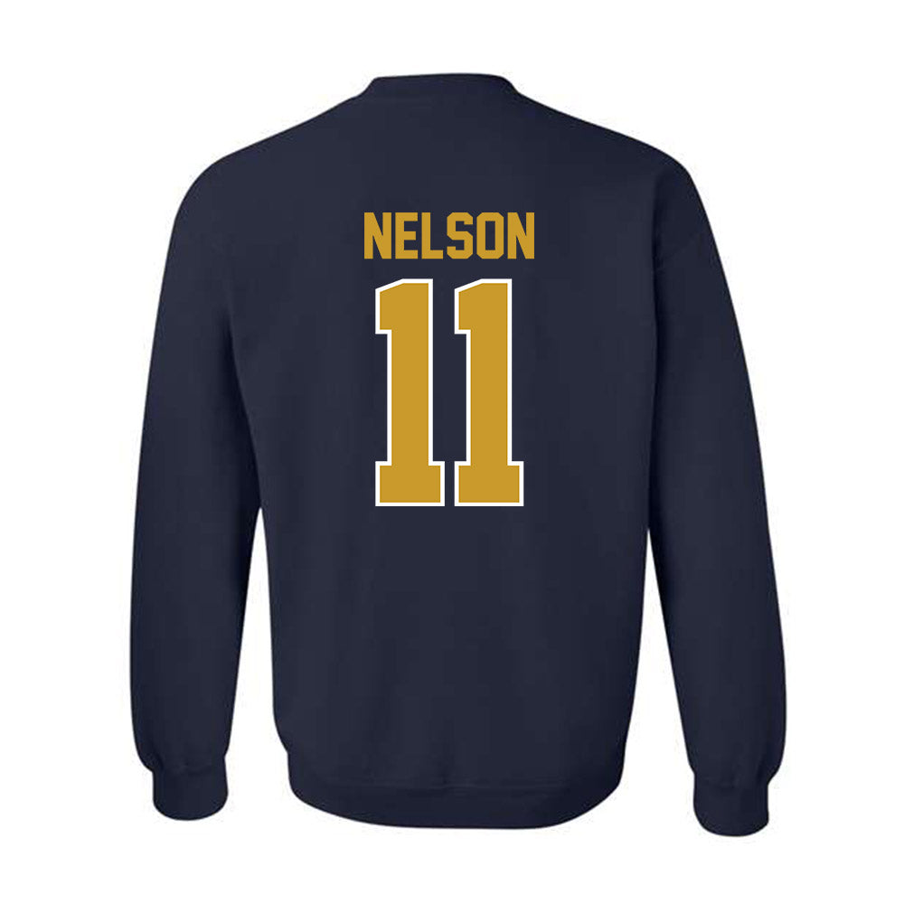 Notre Dame - NCAA Men's Ice Hockey : Danny Nelson - Classic Shersey Crewneck Sweatshirt-1