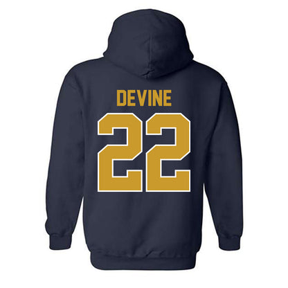 Notre Dame - NCAA Men's Basketball : Luke Devine - Classic Shersey Hooded Sweatshirt-1