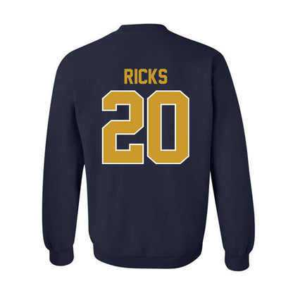 Notre Dame - NCAA Baseball : Caleb Ricks - Classic Shersey Crewneck Sweatshirt-1