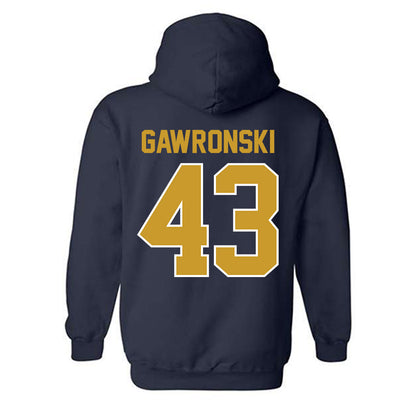 Notre Dame - NCAA Women's Lacrosse : Avery Gawronski - Classic Shersey Hooded Sweatshirt-1