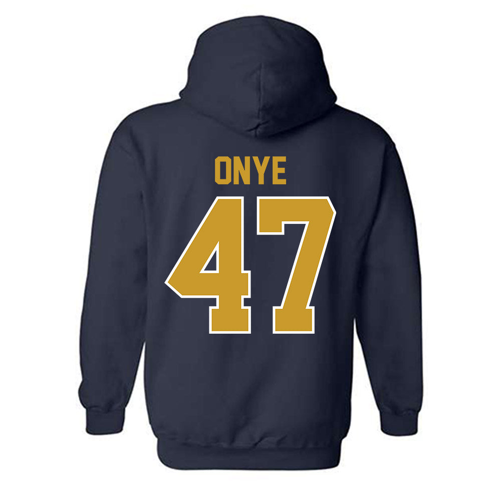 Notre Dame - NCAA Football : Jason Onye - Classic Shersey Hooded Sweatshirt-1