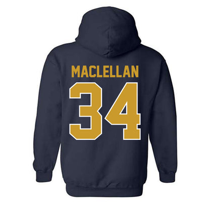 Notre Dame - NCAA Men's Basketball : Matthew MacLellan - Classic Shersey Hooded Sweatshirt-1