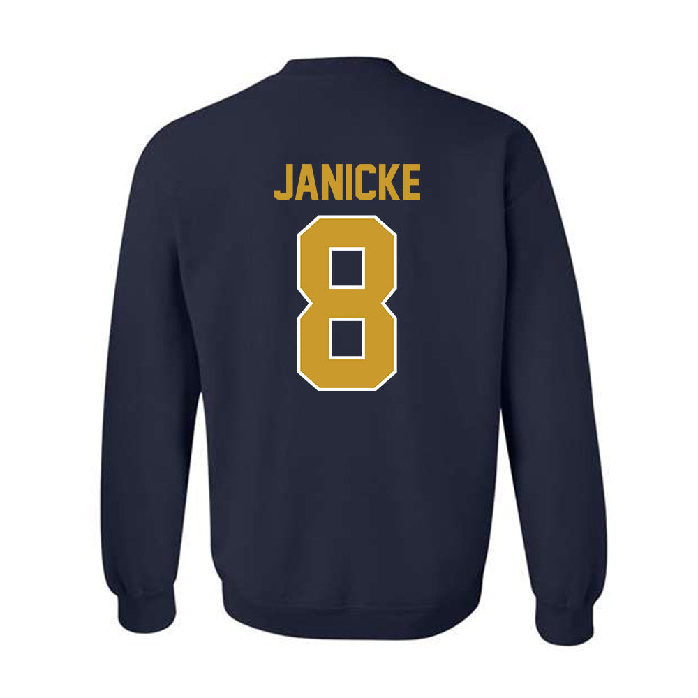 Notre Dame - NCAA Men's Ice Hockey : Justin Janicke - Classic Shersey Crewneck Sweatshirt