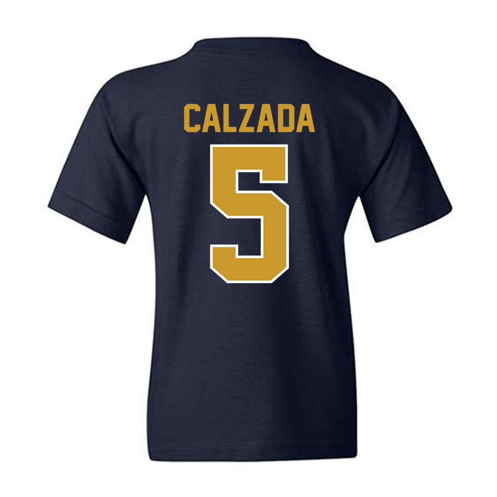 Notre Dame - NCAA Women's Soccer : Carolyn Calzada - Classic Shersey Youth T-Shirt-1