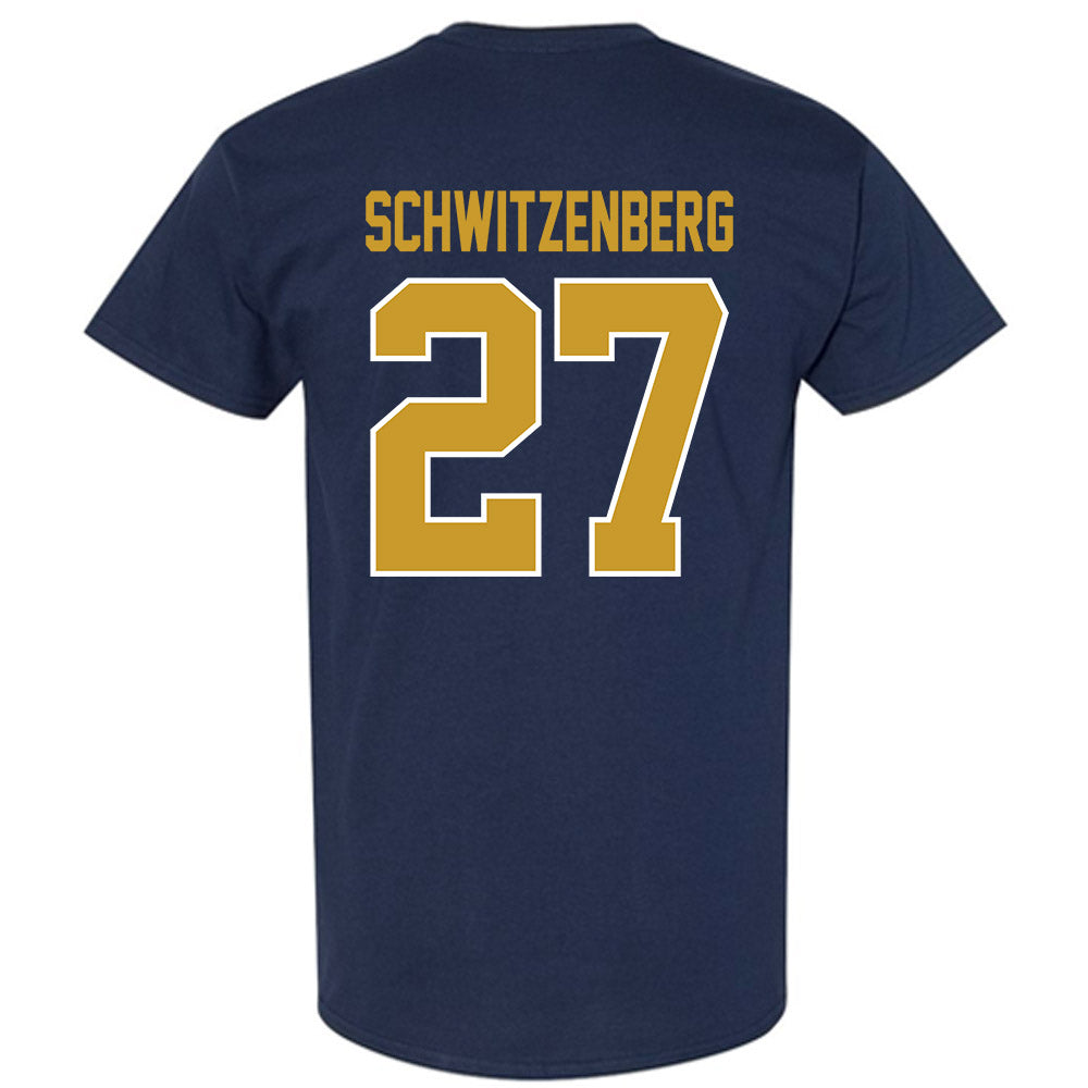 Notre Dame - NCAA Men's Lacrosse : Nate Schwitzenberg - Classic Shersey T-Shirt-1