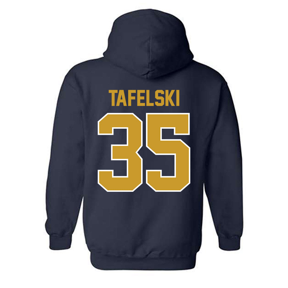 Notre Dame - NCAA Football : Jake Tafelski - Classic Shersey Hooded Sweatshirt-1