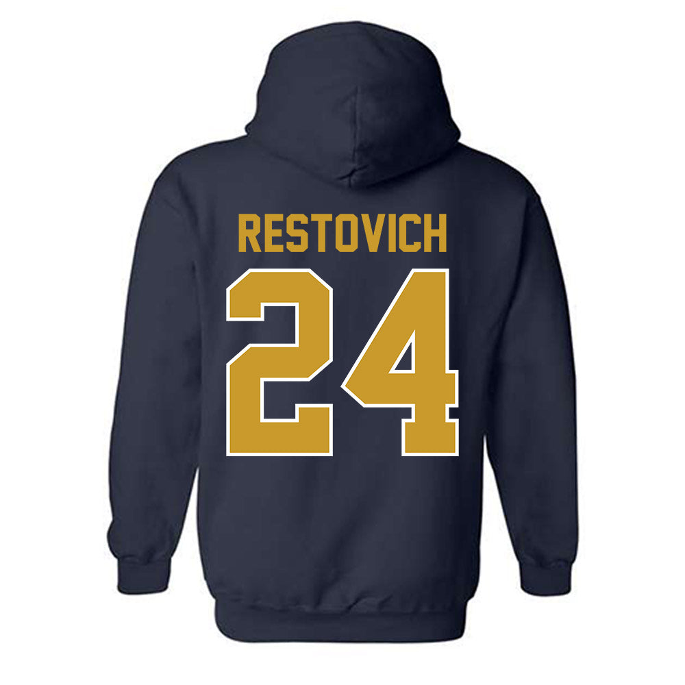 Notre Dame - NCAA Women's Soccer : Grace Restovich - Classic Shersey Hooded Sweatshirt
