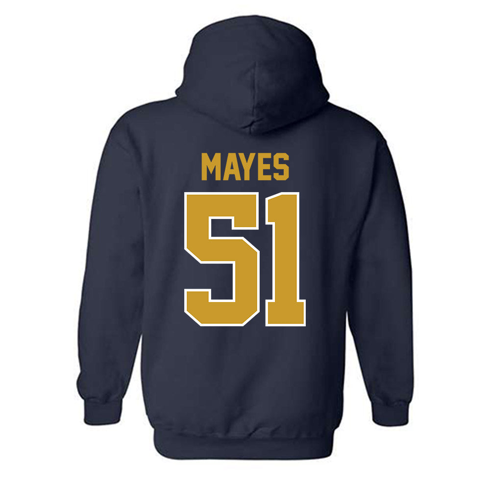 Notre Dame - NCAA Baseball : Justin Mayes - Classic Shersey Hooded Sweatshirt-1