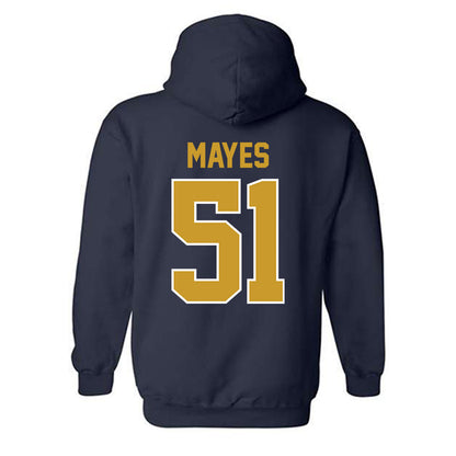 Notre Dame - NCAA Baseball : Justin Mayes - Classic Shersey Hooded Sweatshirt-1