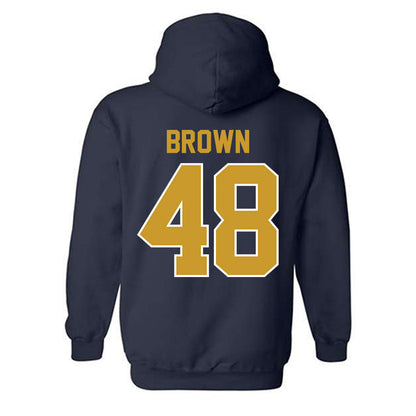 Notre Dame - NCAA Football : Mickey Brown - Classic Shersey Hooded Sweatshirt