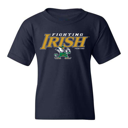 Notre Dame - NCAA Women's Fencing : Ryanne Leslie - Classic Shersey Youth T-Shirt