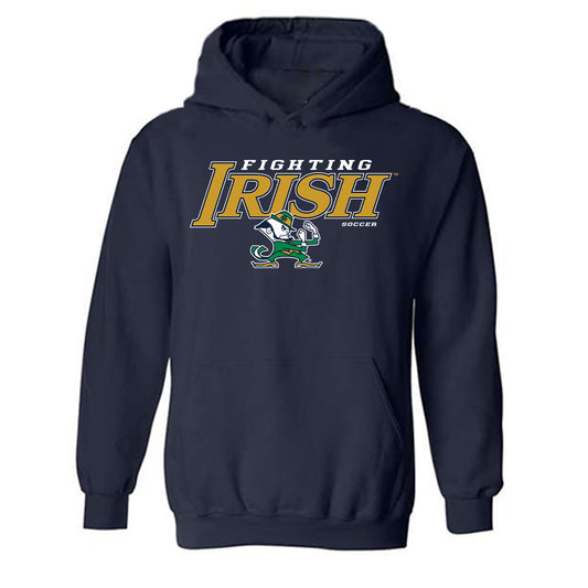 Notre Dame - NCAA Women's Soccer : Delaney Matriano - Classic Shersey Hooded Sweatshirt-0