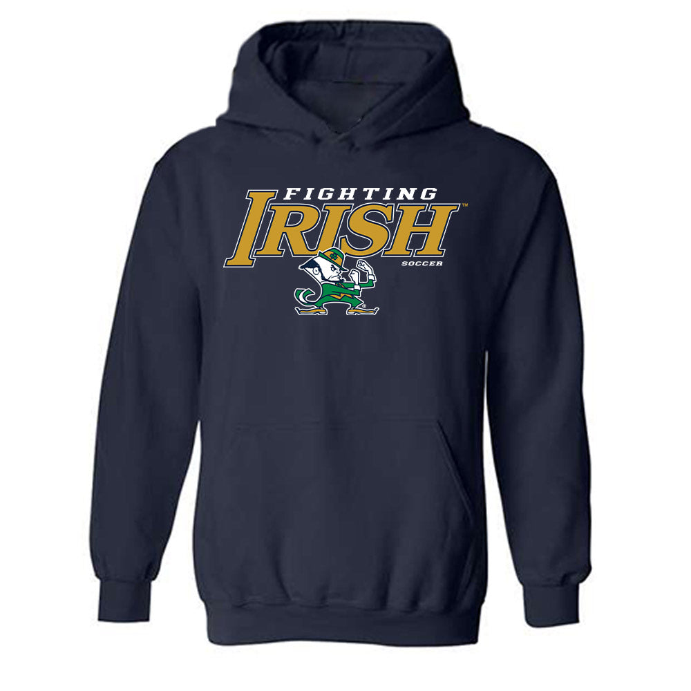 Notre Dame - NCAA Men's Soccer : Nolan Spicer - Classic Shersey Hooded Sweatshirt-0