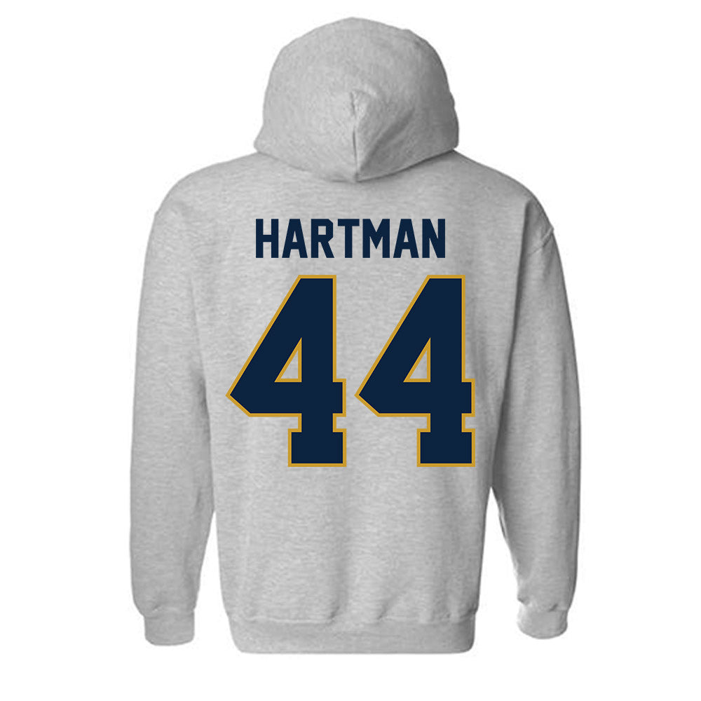Notre Dame - NCAA Baseball : Trent Hartman - Classic Shersey Hooded Sweatshirt-3
