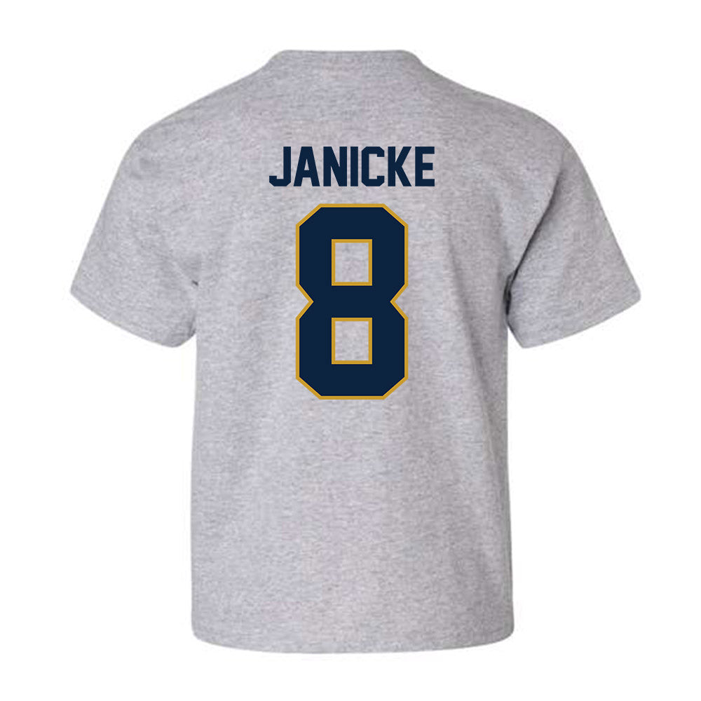 Notre Dame - NCAA Men's Ice Hockey : Justin Janicke - Classic Shersey Youth T-Shirt