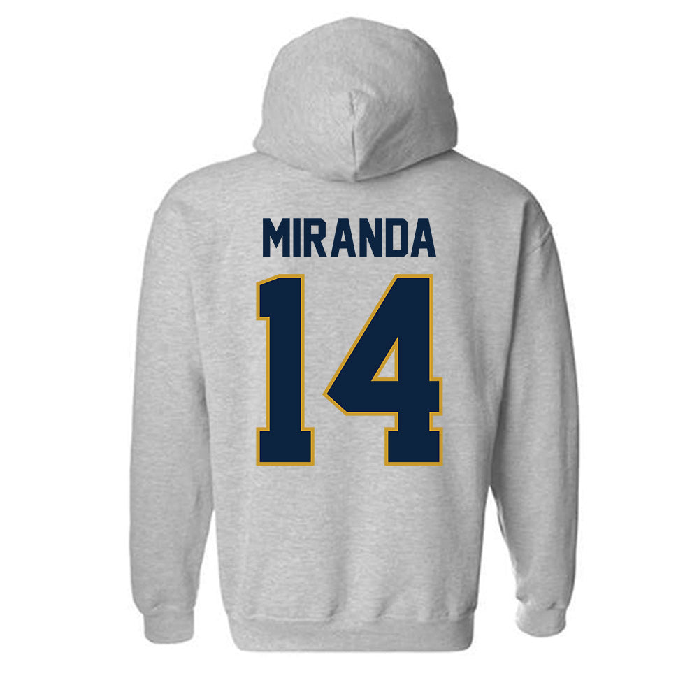 Notre Dame - NCAA Baseball : Shane Miranda - Classic Shersey Hooded Sweatshirt-2