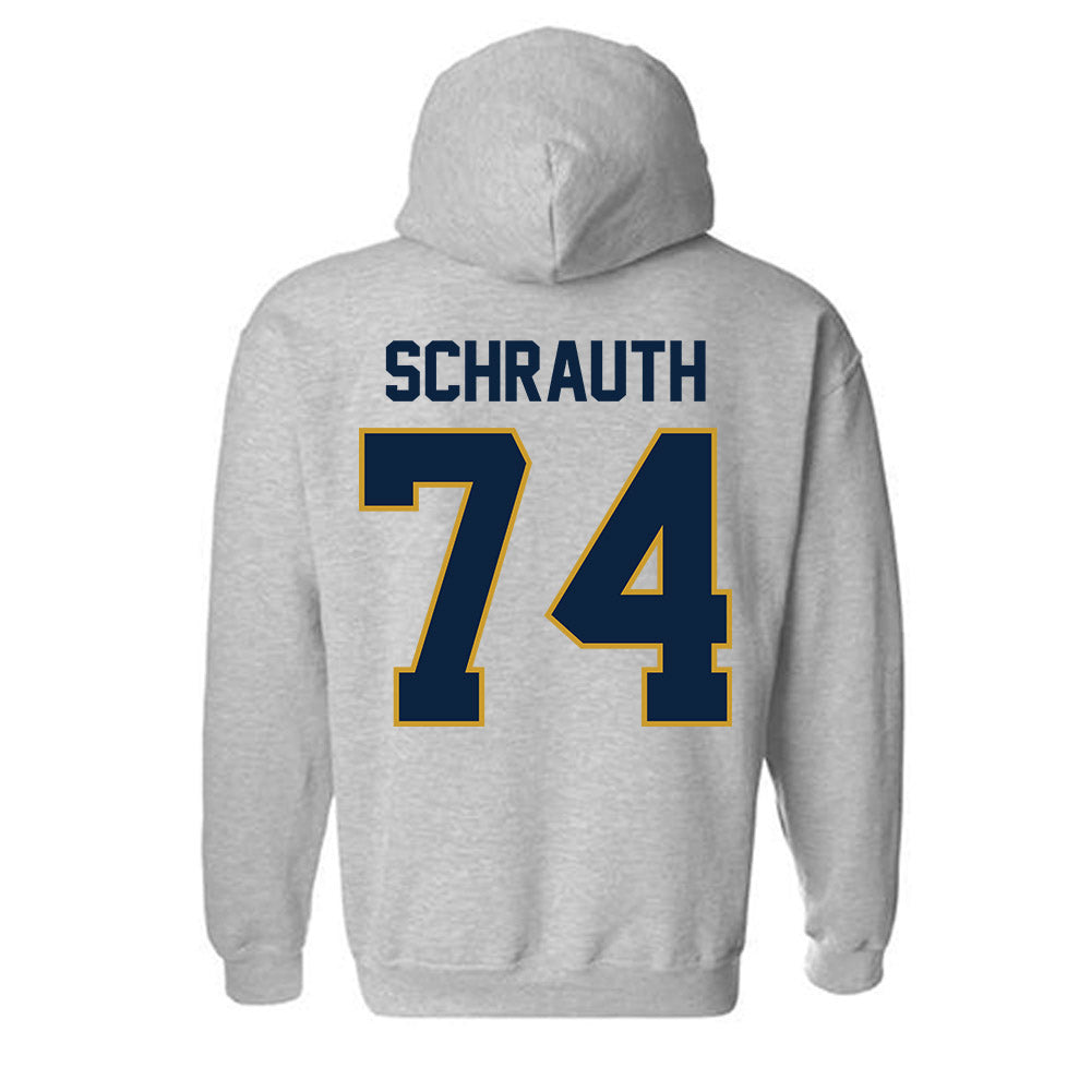 Notre Dame - NCAA Football : Billy Schrauth - Classic Shersey Hooded Sweatshirt-2