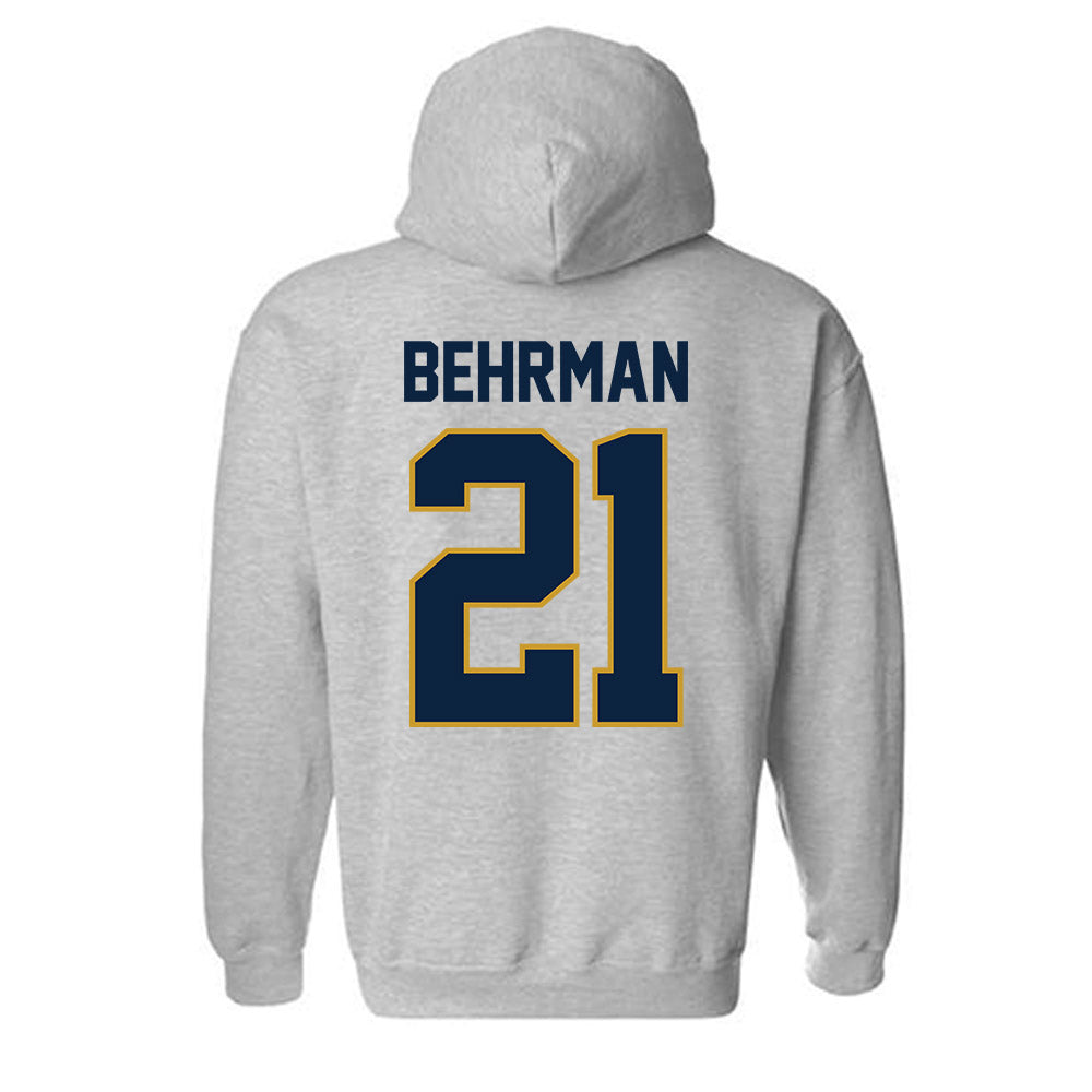 Notre Dame - NCAA Men's Lacrosse : Brock Behrman - Classic Shersey Hooded Sweatshirt