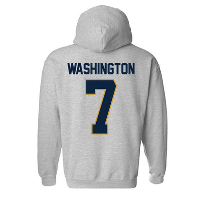 Notre Dame - NCAA Football : Tyrus Washington - Classic Shersey Hooded Sweatshirt-3