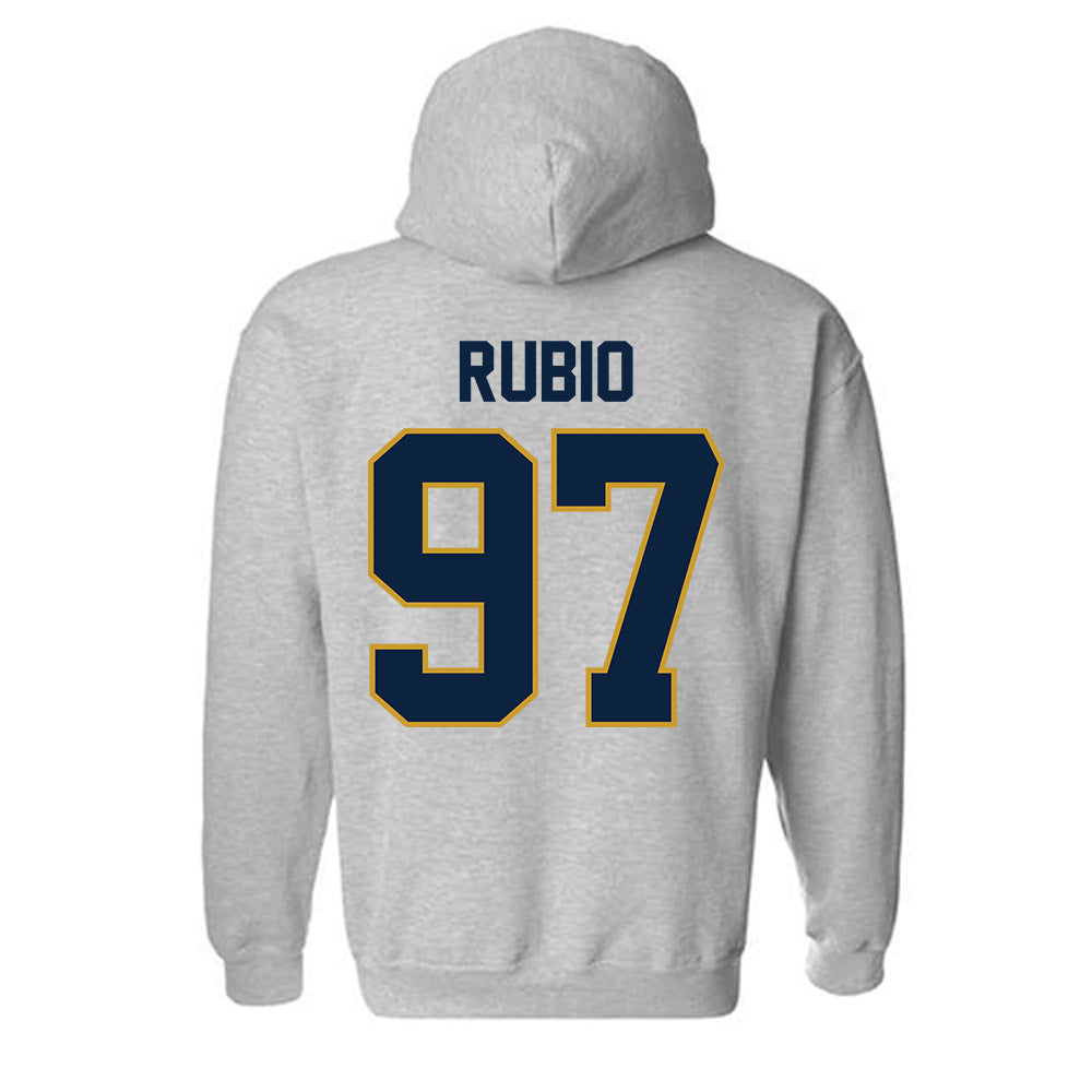 Notre Dame - NCAA Football : Gabriel Rubio - Classic Shersey Hooded Sweatshirt-2