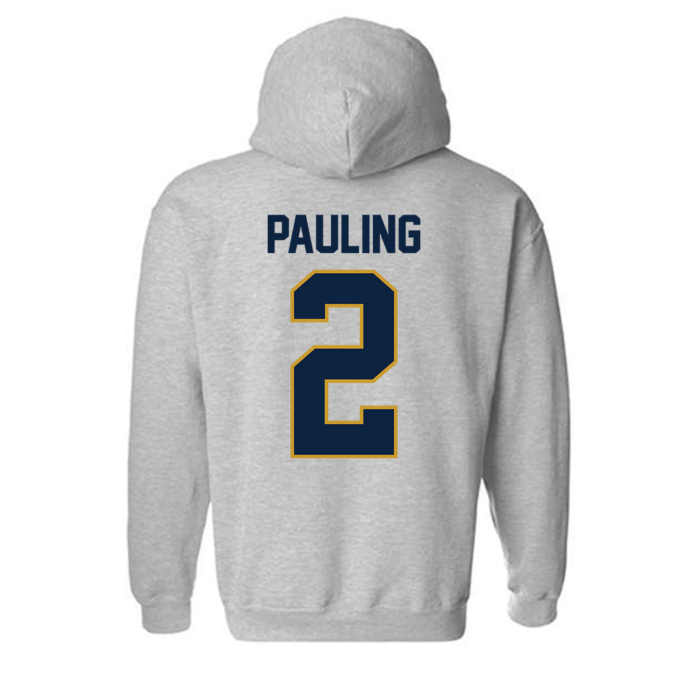 Notre Dame - NCAA Football : William Pauling - Classic Shersey Hooded Sweatshirt-3