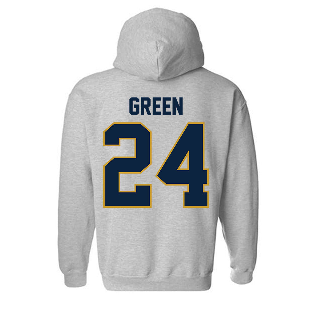 Notre Dame - NCAA Men's Soccer : Sebastian Green - Classic Shersey Hooded Sweatshirt-2