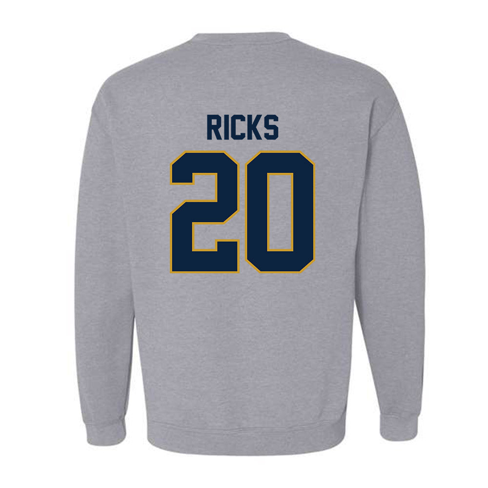 Notre Dame - NCAA Baseball : Caleb Ricks - Classic Shersey Crewneck Sweatshirt-1