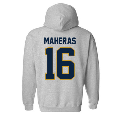 Notre Dame - NCAA Men's Lacrosse : Will Maheras - Classic Shersey Hooded Sweatshirt-2