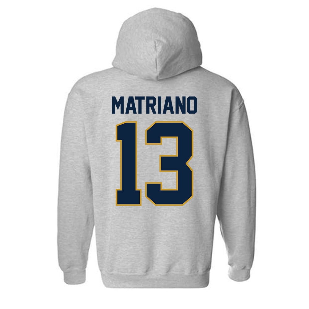 Notre Dame - NCAA Women's Soccer : Delaney Matriano - Classic Shersey Hooded Sweatshirt-3